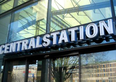 Centralstation – solfilm i offentlig miljö