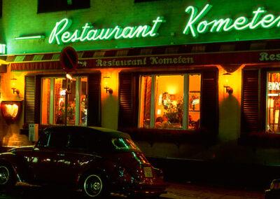 Restaurant Kometen – fönsterdekor
